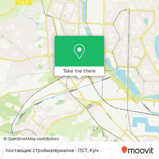 поставщик стройматериалов - ПСТ map
