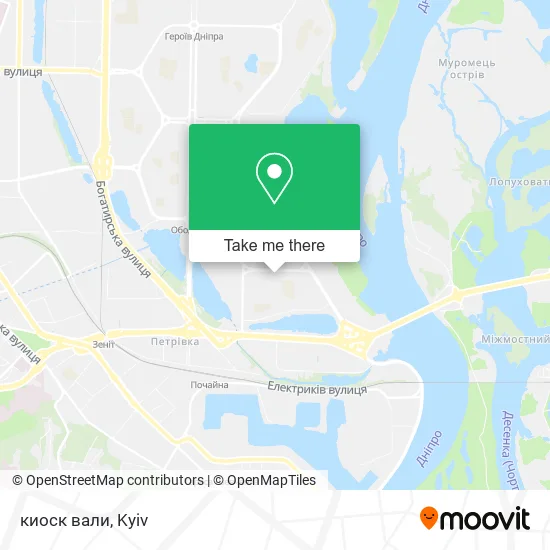 киоск вали map