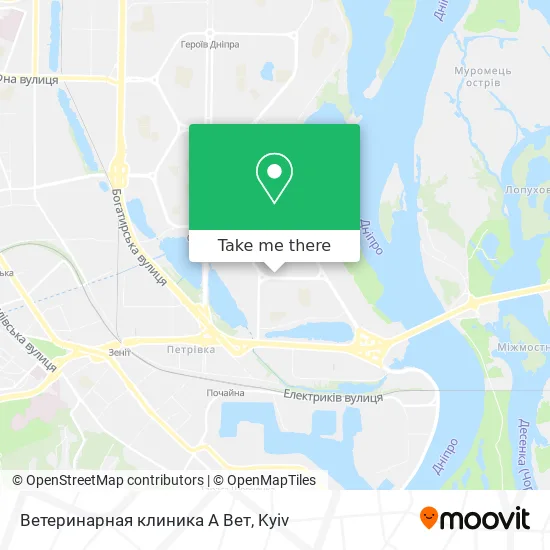 Ветеринарная клиника А Вет map