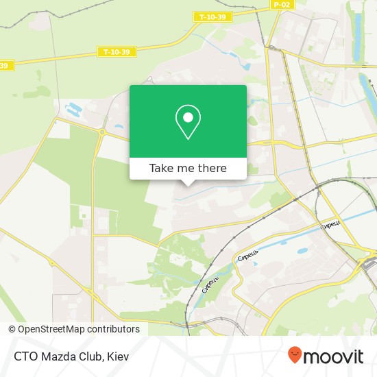 СТО Mazda Club map