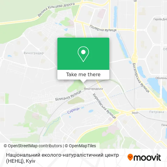 Національний еколого-натуралістичний центр (НЕНЦ) map