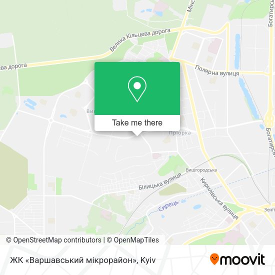 ЖК «Варшавський мікрорайон» map