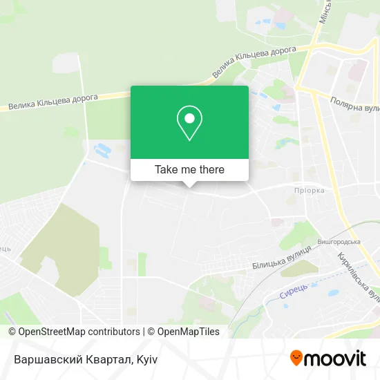 Карта Варшавский Квартал