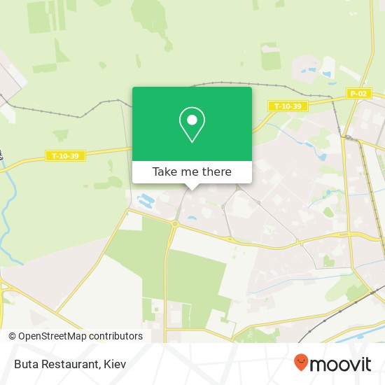 Карта Buta Restaurant