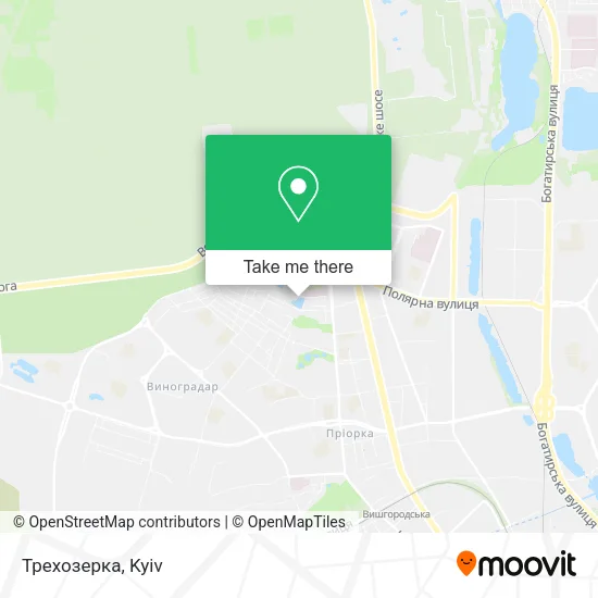 Трехозерка map
