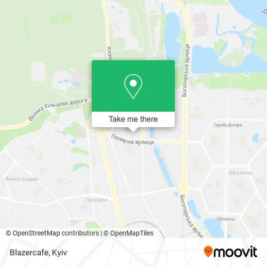 Карта Blazercafe