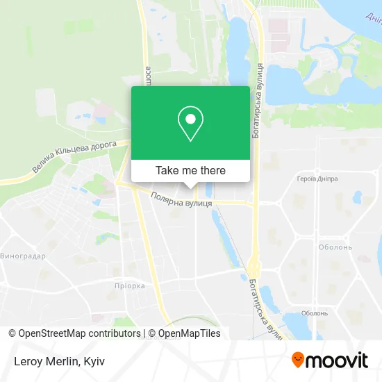 Карта Leroy Merlin