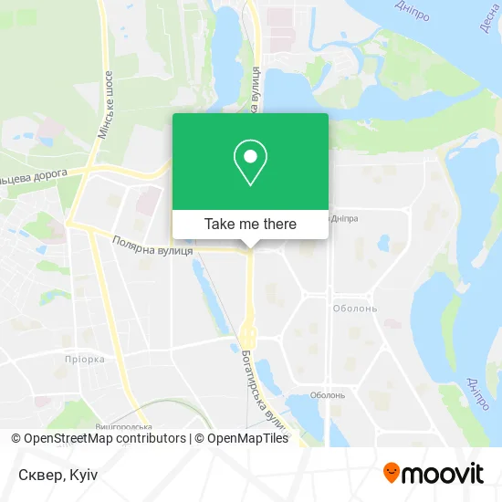 Карта Сквер