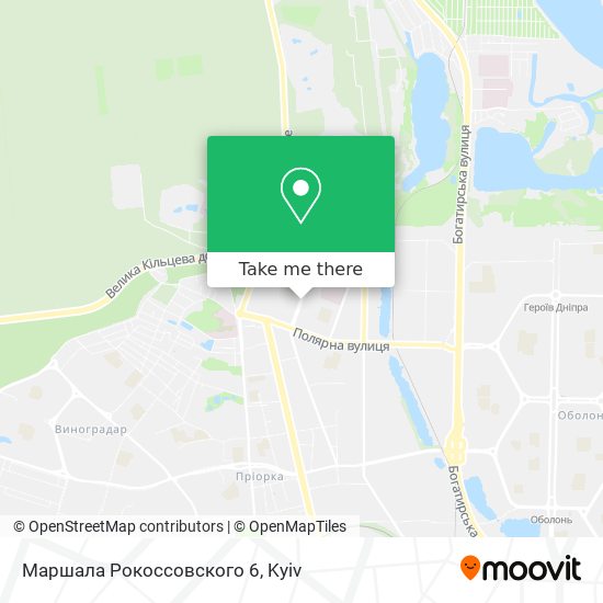 Маршала Рокоссовского 6 map