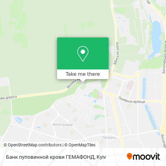 Банк пуповинной крови ГЕМАФОНД map