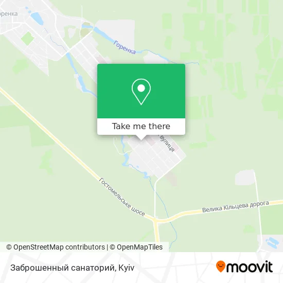 Заброшенный санаторий map