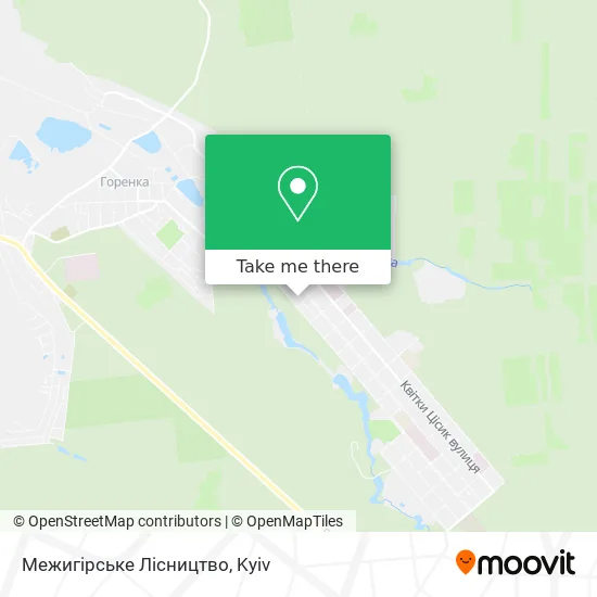 Межигірське Лісництво map