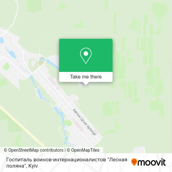 Госпиталь воинов-интернационалистов "Лесная поляна" map