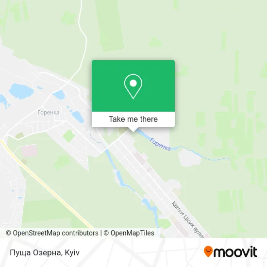 Карта Пуща Озерна