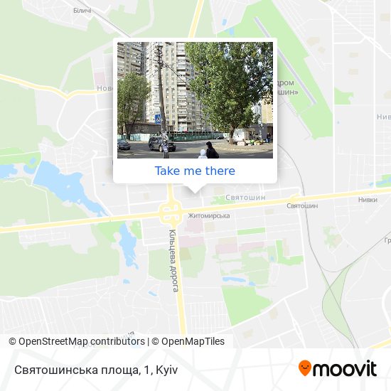 Святошинська площа, 1 map