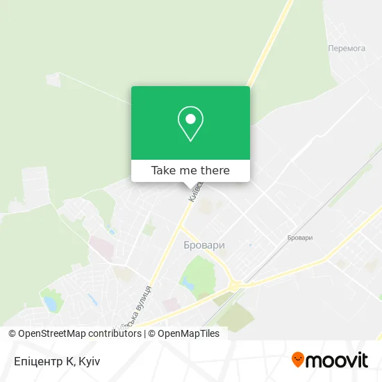 Епіцентр К map