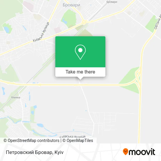 Карта Петровский Бровар