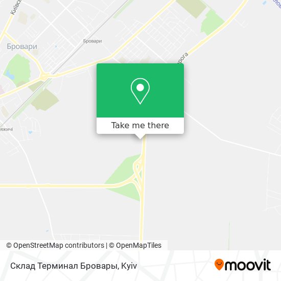 Склад Терминал Бровары map