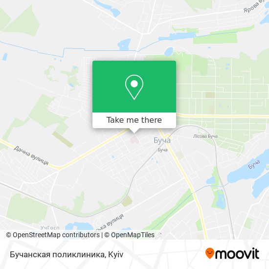 Бучанская поликлиника map