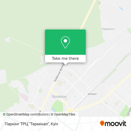 Карта Паркінг ТРЦ "Термінал"