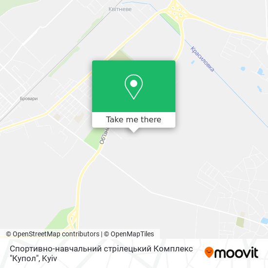 Спортивно-навчальний стрiлецький Комплекс "Купол" map