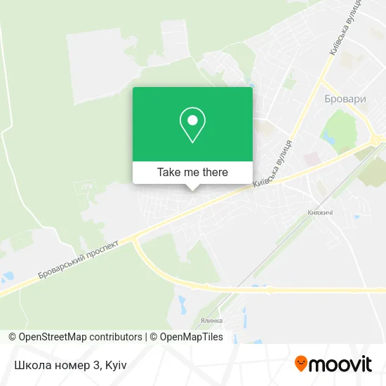 Карта Школа номер 3