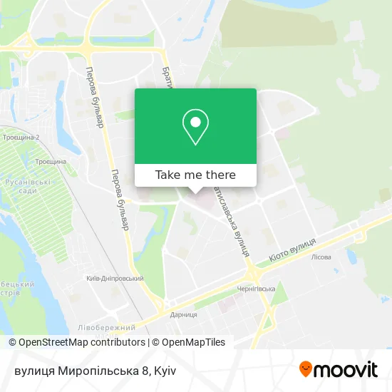 вулиця Миропільська 8 map