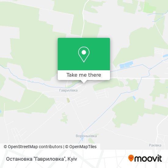 Остановка "Гавриловка" map