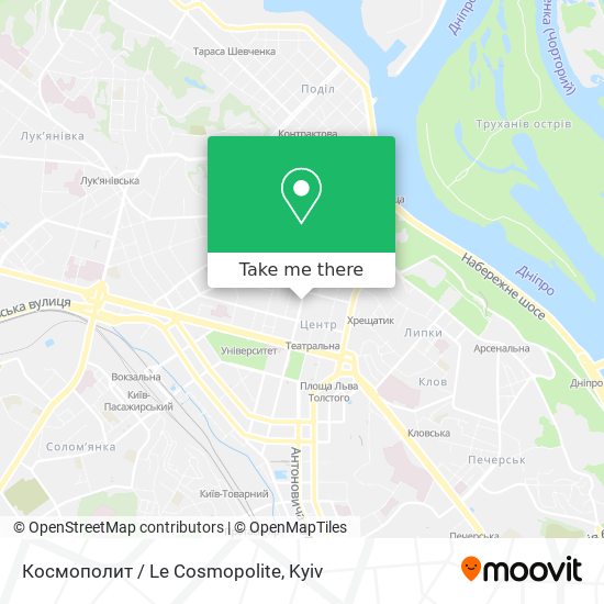 Космополит / Le Cosmopolite map
