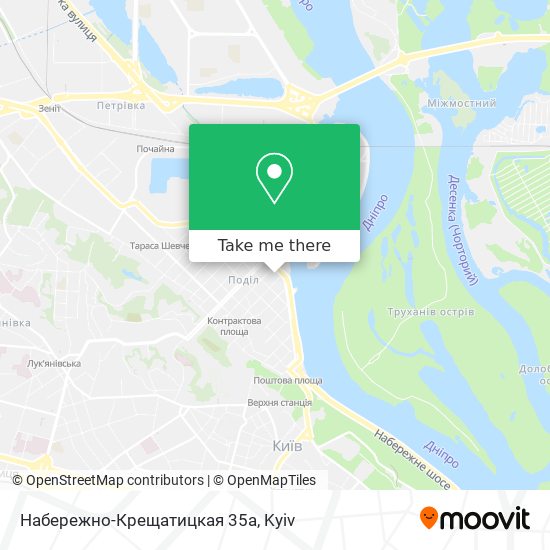 Набережно-Крещатицкая 35а map
