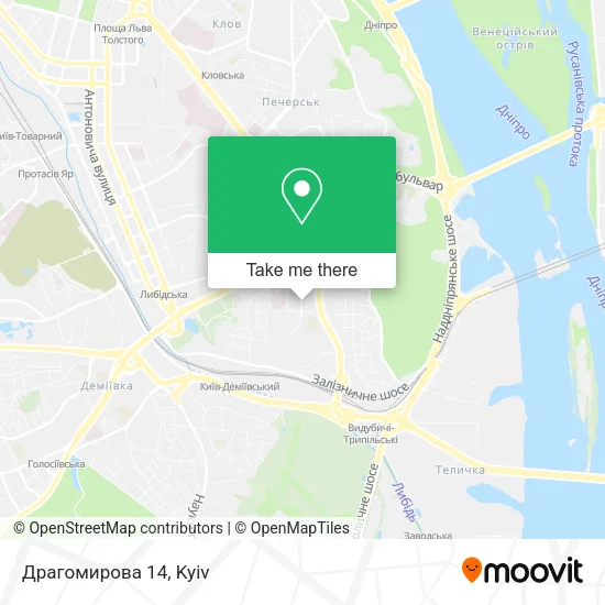 Карта Драгомирова 14