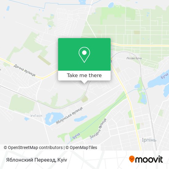 Яблонский Переезд map