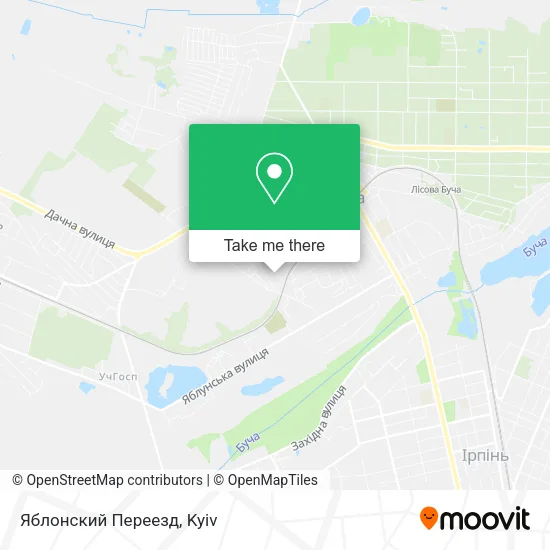 Карта Яблонский Переезд