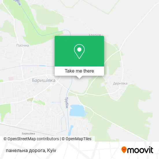 Карта панельна дорога
