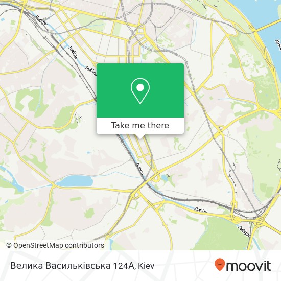 Велика Васильківська 124А map