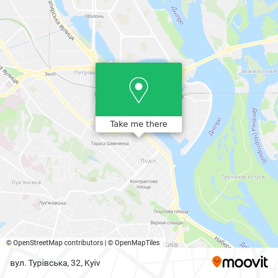 вул. Турівська, 32 map