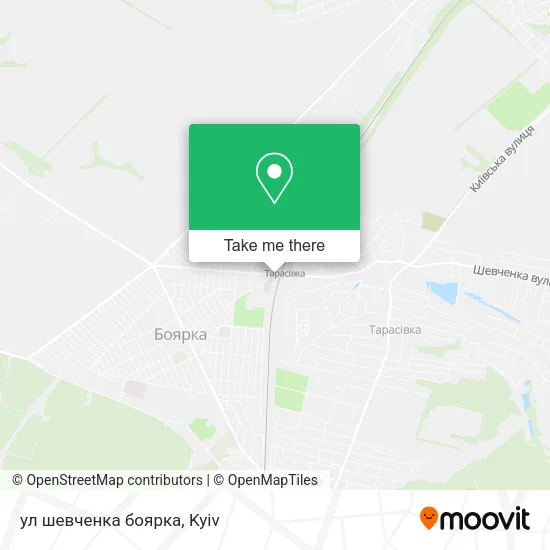 Карта ул шевченка боярка