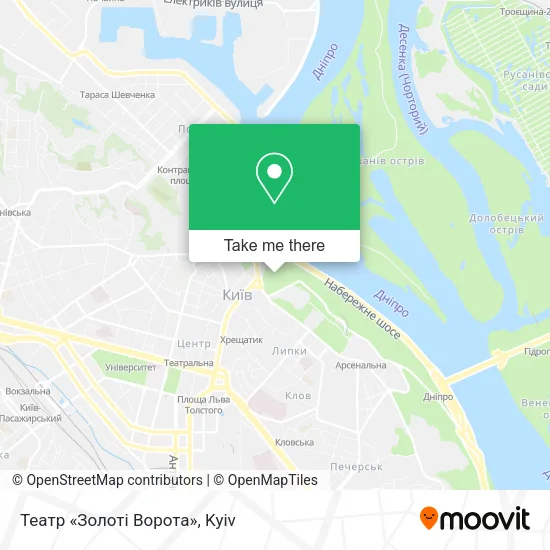 Театр «Золоті Ворота» map