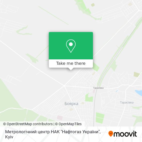 Карта Метрологічний центр НАК "Нафтогаз України"