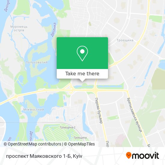Карта проспект Маяковского 1-Б