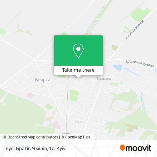 вул. Братів Чмілів, 1а map