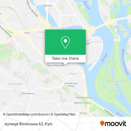 Карта вулиця Волоська 62