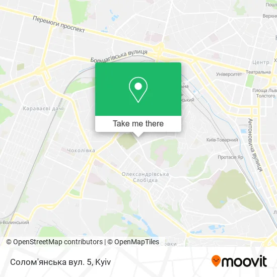 Карта Солом'янська вул. 5