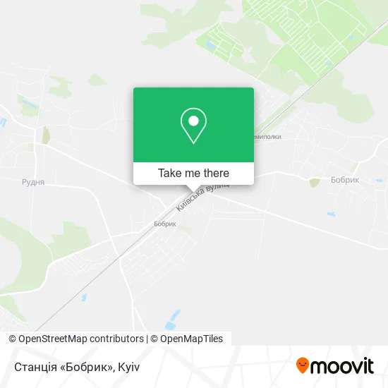 Карта Станція «Бобрик»