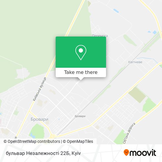 бульвар Незалежності 22Б map