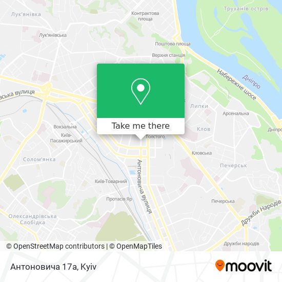 Антоновича 17а map