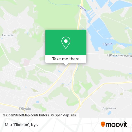 М-н "Піщана" map