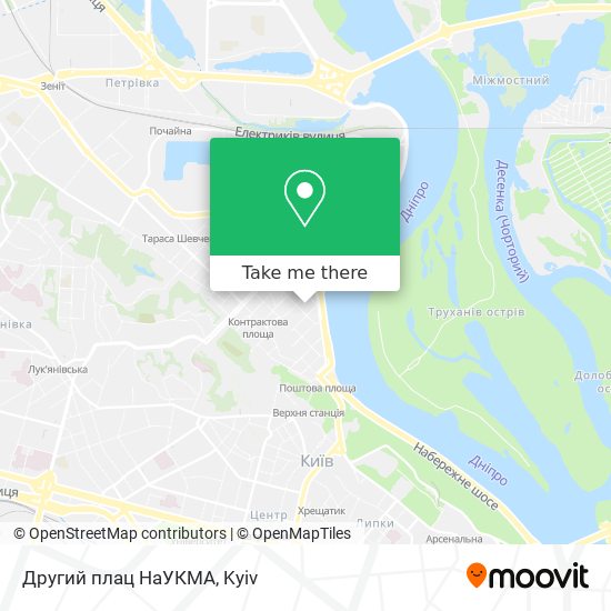 Другий плац НаУКМА map