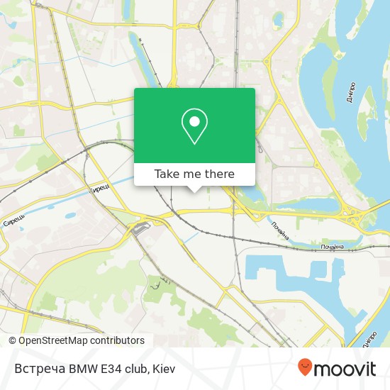 Встреча BMW E34 club map