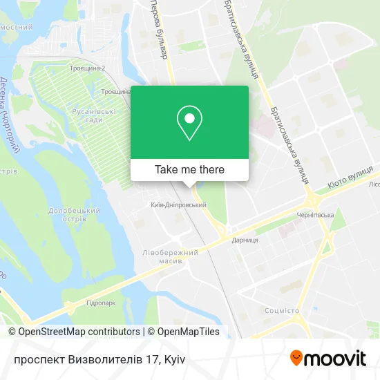 проспект Визволителів 17 map